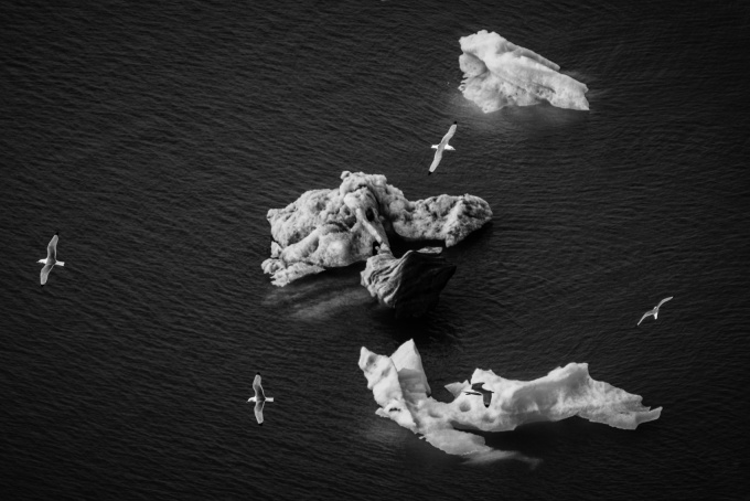 Ice is Black by Laurent Baheux